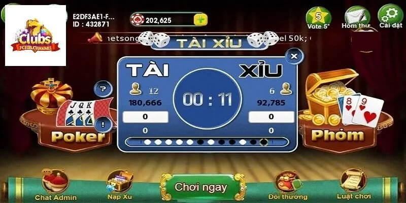 Luật chơi tài xỉu online 7Club